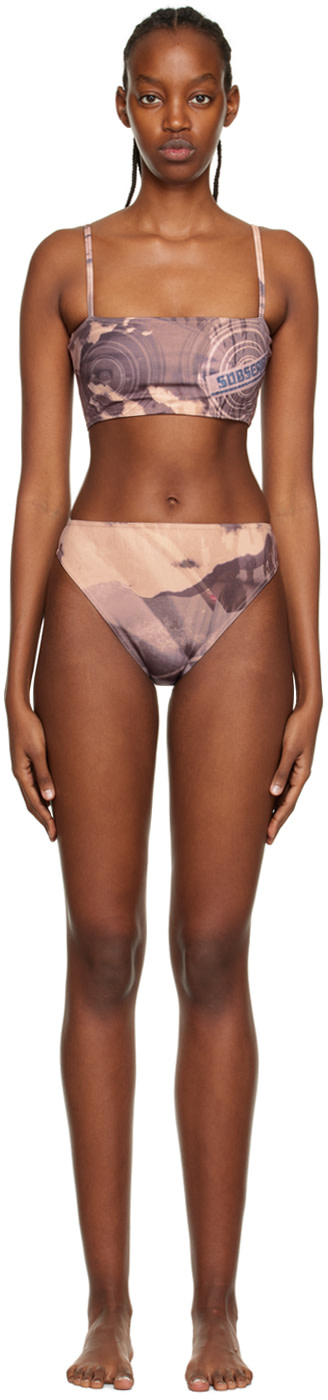ELLISS - Bikini Capsule brun exclusif à SSENSE