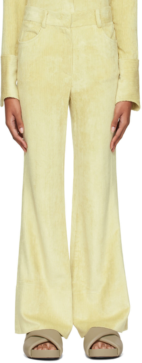 RECTO - Pantalon évasé vert