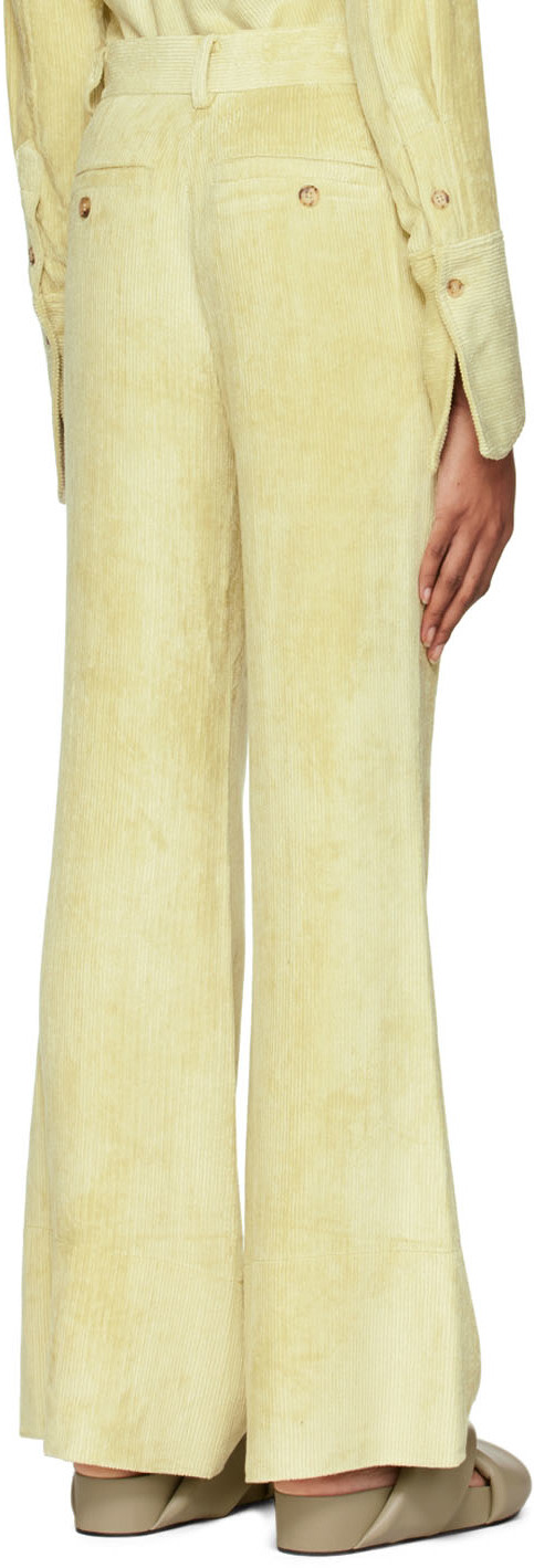 RECTO - Pantalon évasé vert