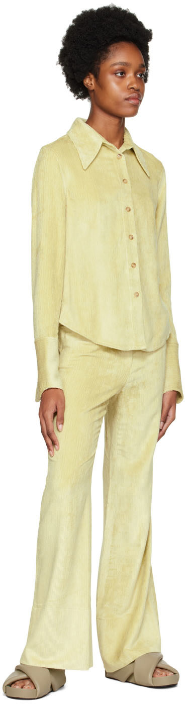 RECTO - Pantalon évasé vert