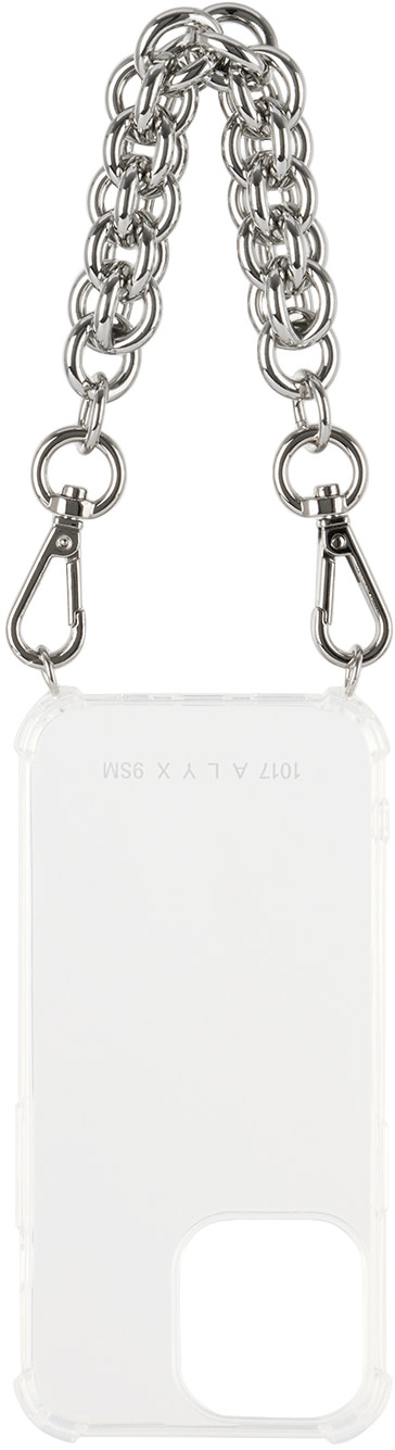1017 ALYX 9SM - Silver Small Chunky Chain iPhone 13 Pro Case