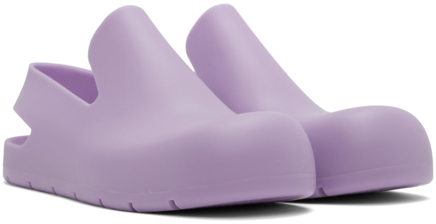 Bottega Veneta - Flâneurs mauves à semelle Puddle