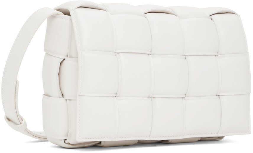 Bottega Veneta: Off-White Padded Cassette Shoulder Bag | SSENSE