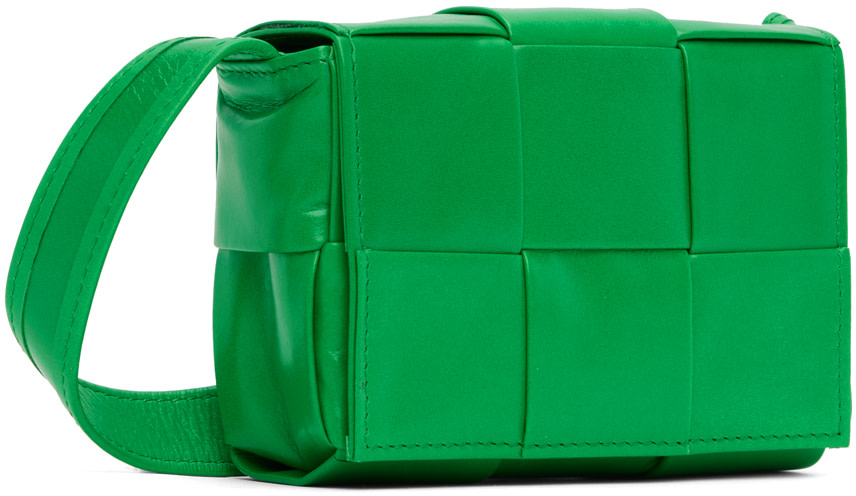 Bottega Veneta: Green Candy Cassette Bag | SSENSE