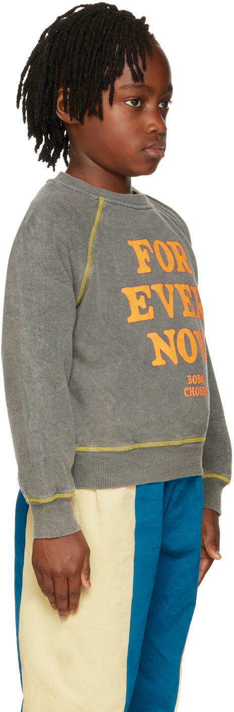 Bobo Choses - Kids Gray 'Forever Now' Sweatshirt