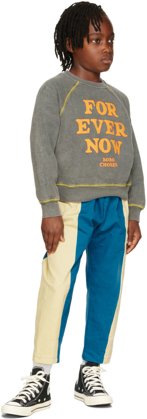 Bobo Choses - Enfant | Pull molletonné 'Forever Now' gris
