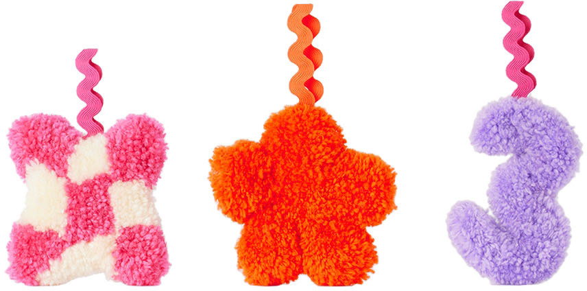 Rashelle - SSENSE Exclusive Multicolor Tufted Ornament Set