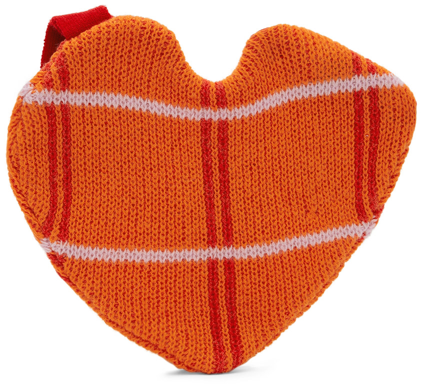 Ligne Noire - Kids Orange Mini Heart Bag
