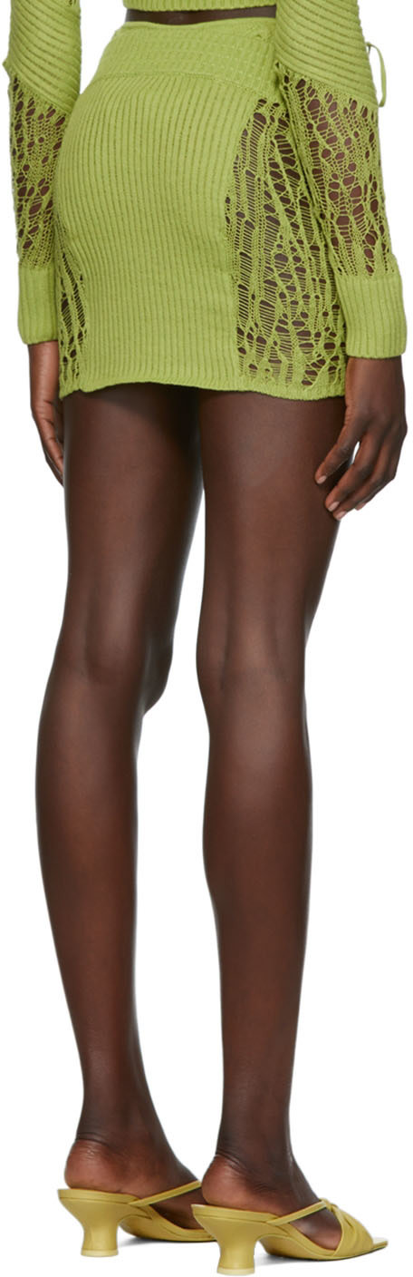 GUIZIO - Mini-jupe verte exclusive à SSENSE