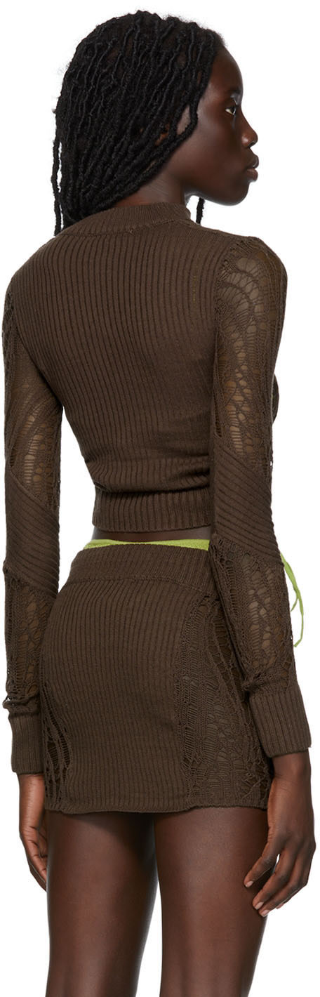 GUIZIO - Col roulé brun exclusif à SSENSE