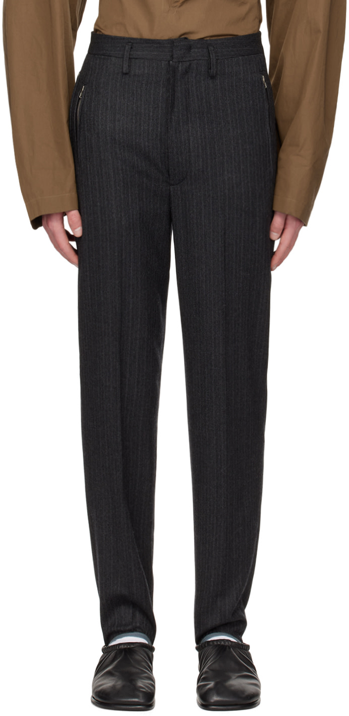 Hed Mayner - Gray Stirrup Trousers