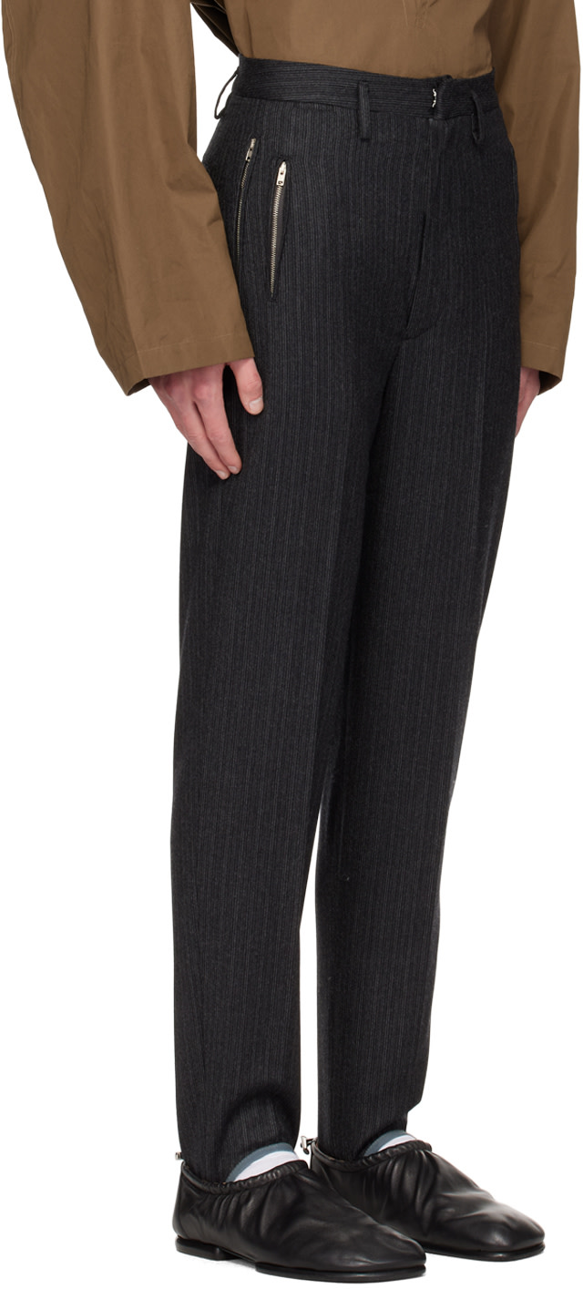 Hed Mayner - Gray Stirrup Trousers