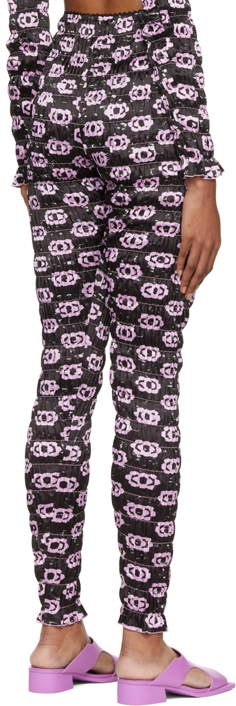 Amy Crookes - Legging bouillonné noir