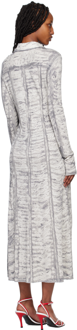 Diesel - Robe midi Randal grise