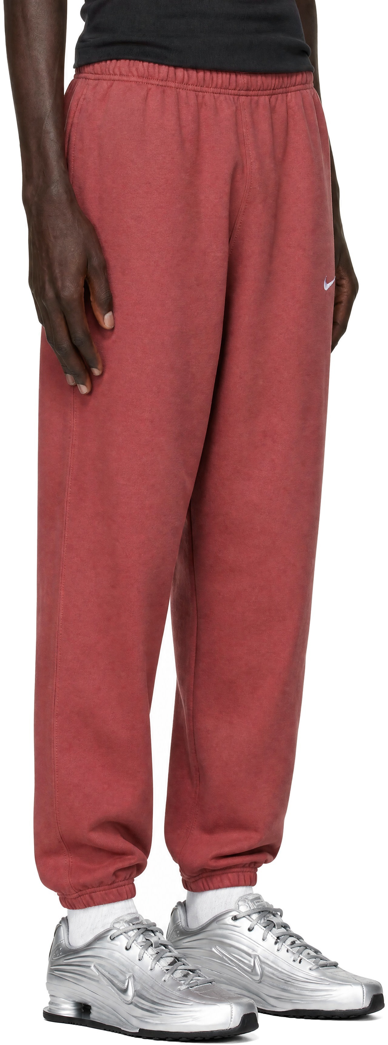 Nike - Red Solo Swoosh Sweatpants