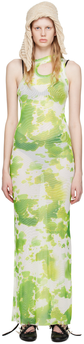 Ottolinger - Robe longue verte exclusive à SSENSE