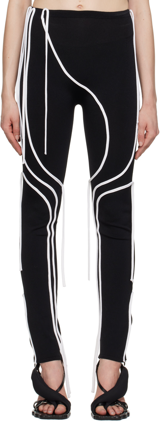 Ottolinger - Legging noir à garnitures prolongées