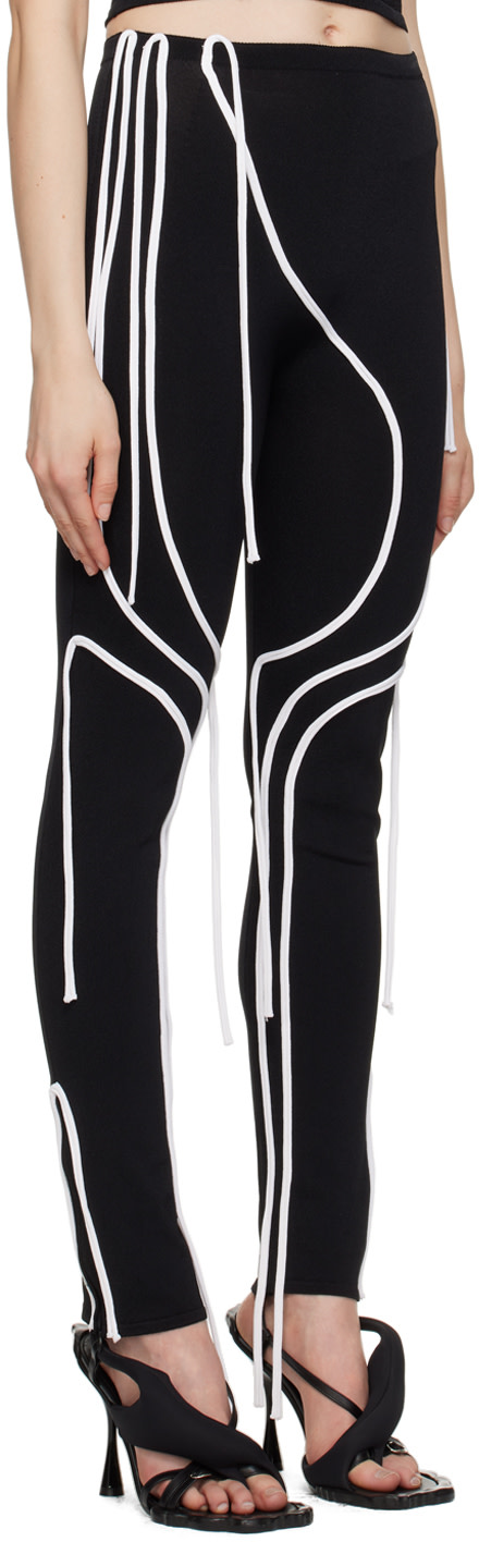 Ottolinger - Legging noir à garnitures prolongées