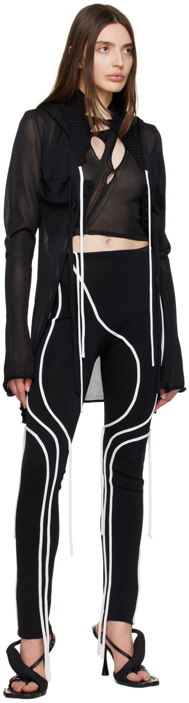 Ottolinger - Legging noir à garnitures prolongées