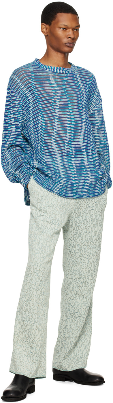 Vitelli - Pantalon bleu exclusif à SSENSE