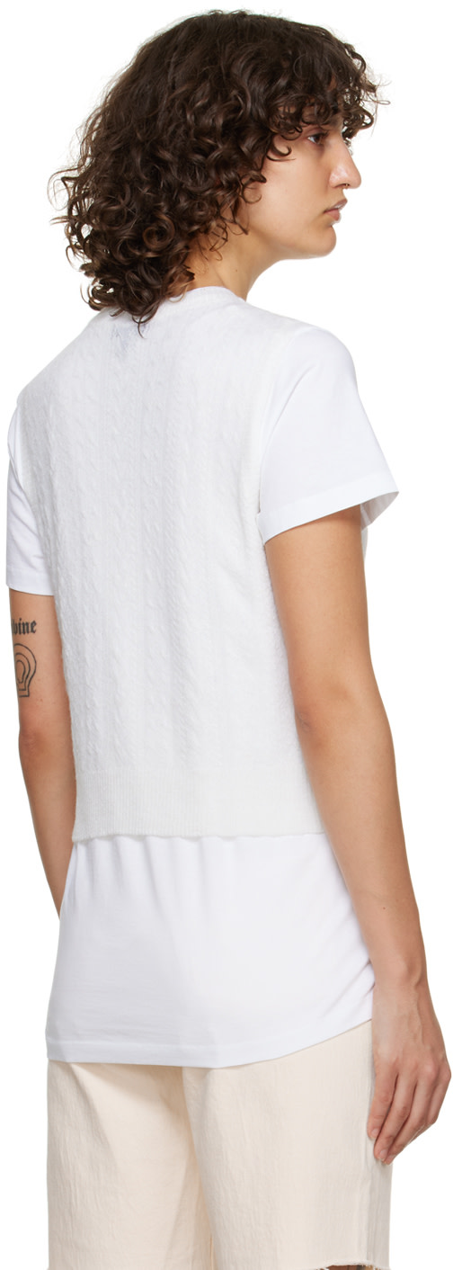rag & bone - Gilet Kyle blanc