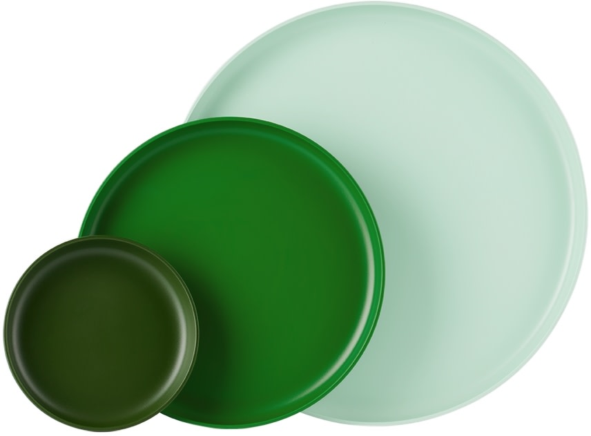 Vitra - Ensemble de plateaux verts