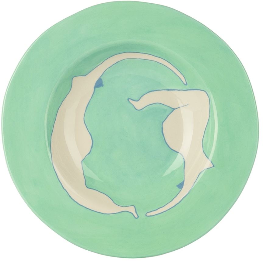 Laetitia Rouget - Assiette plate Together verte