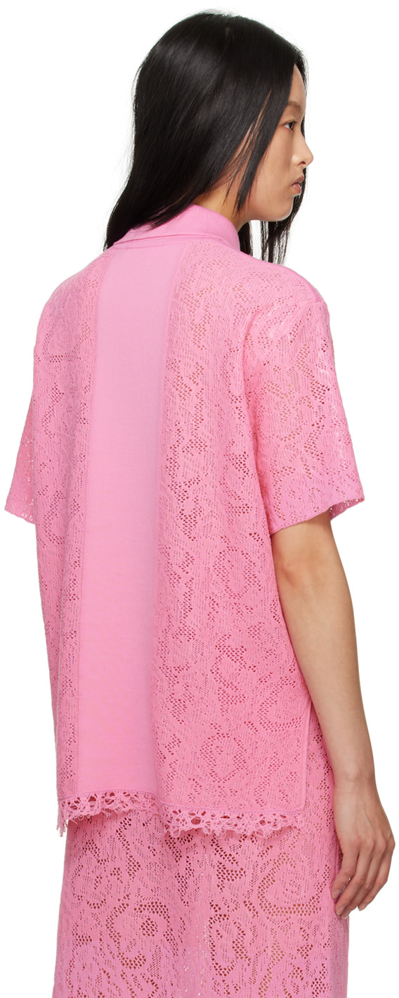SHANG XIA - Polo rose exclusif à SSENSE