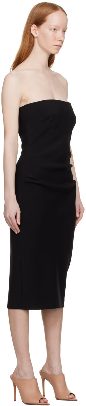 Max Mara - Robe midi Bernard noire