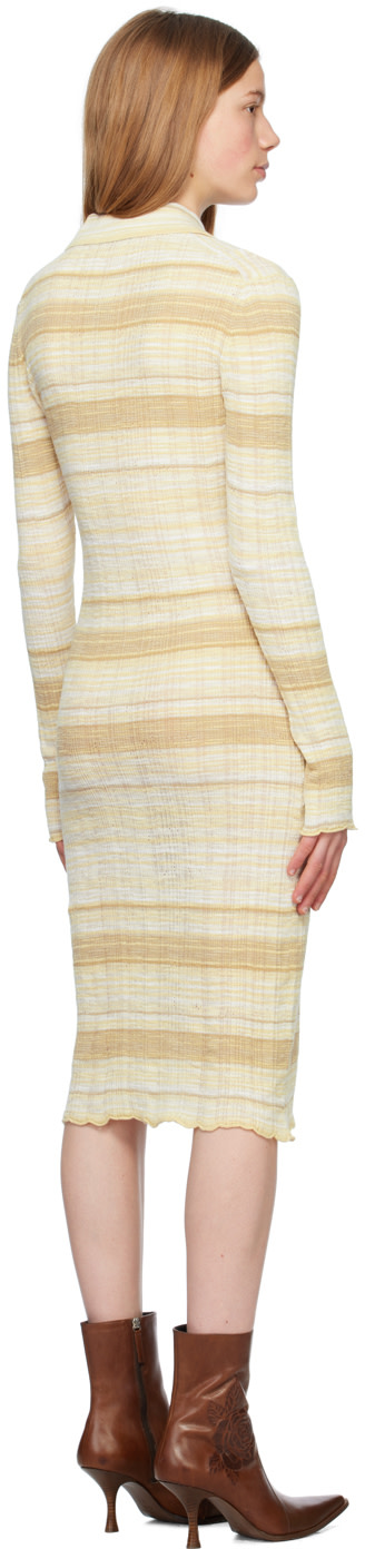 Acne Studios - Robe midi beige exclusive à SSENSE