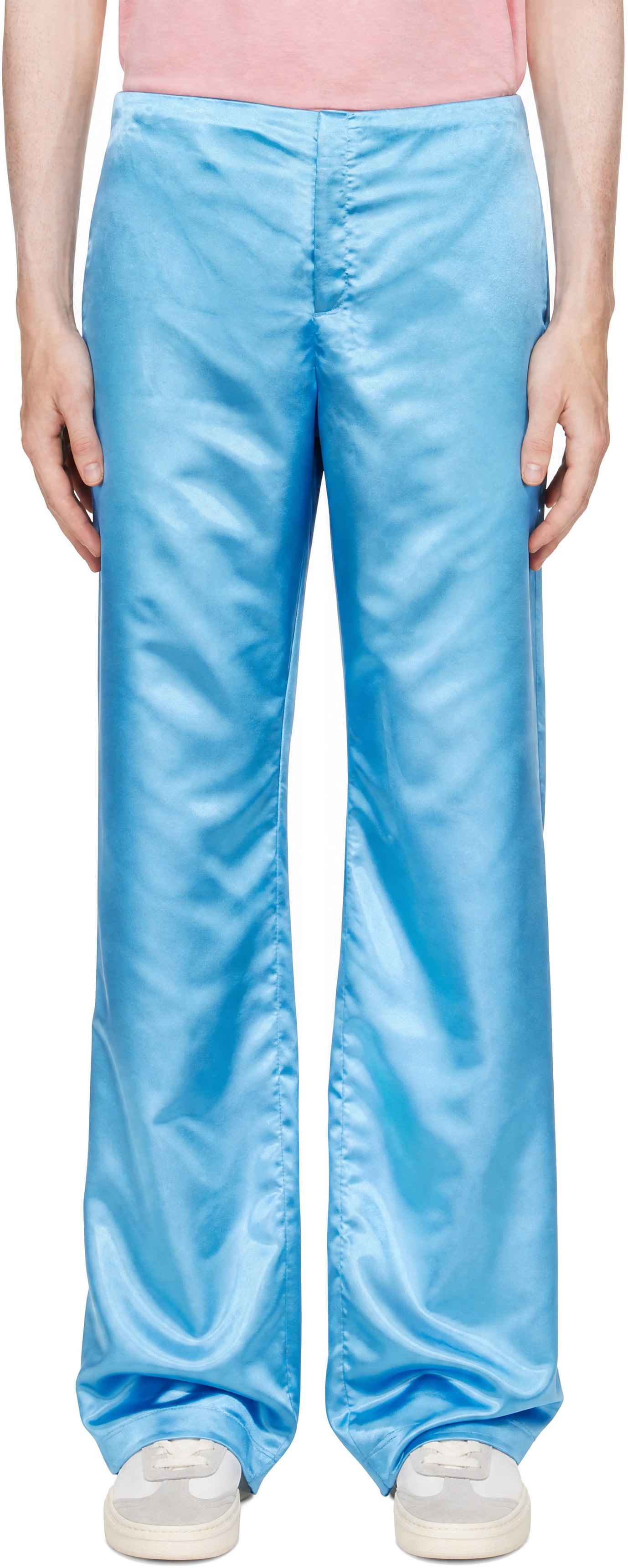 Acne Studios - Blue Satin Trousers