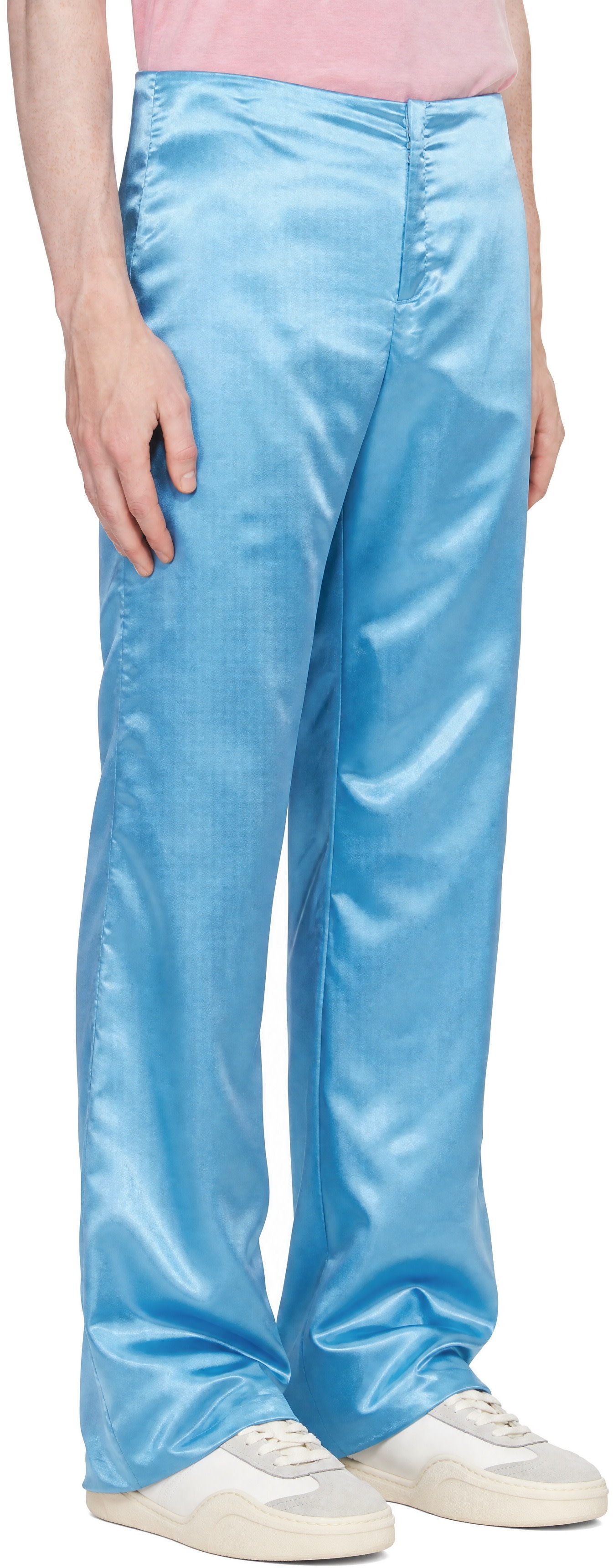 Acne Studios - Blue Satin Trousers