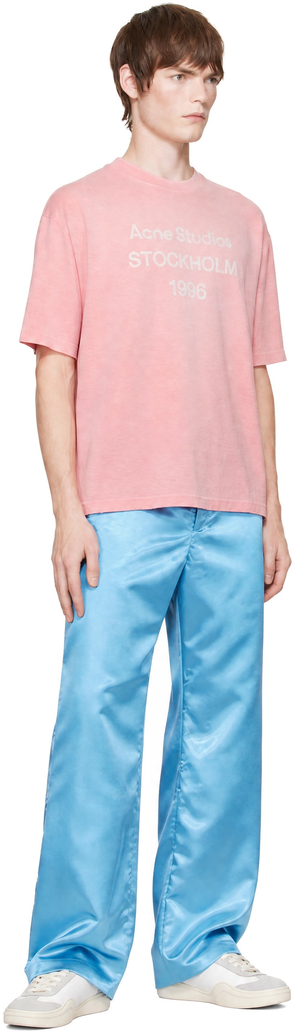 Acne Studios - Blue Satin Trousers