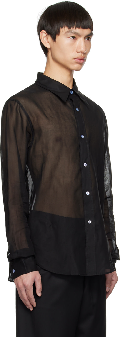 Acne Studios - Chemise noire à boutons