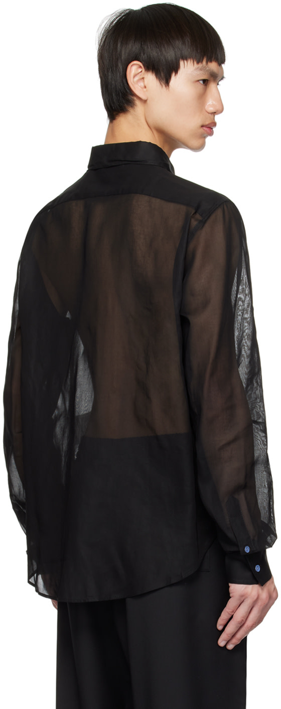 Acne Studios - Chemise noire à boutons