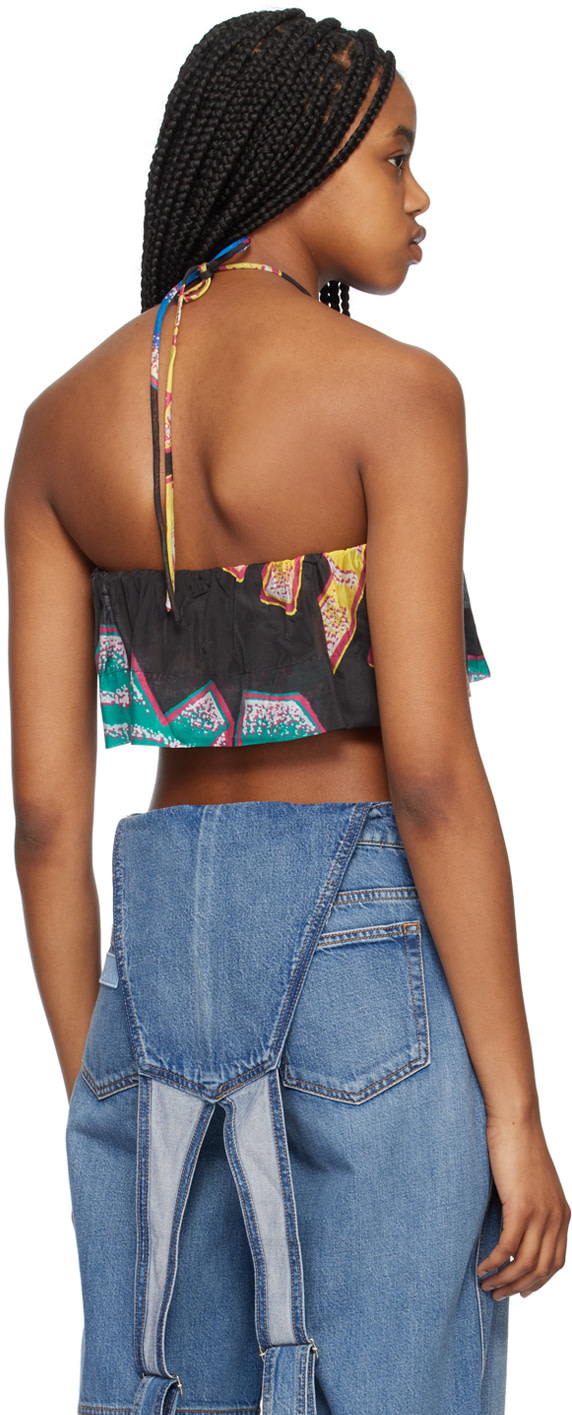 GANNI - Camisole graphique noire