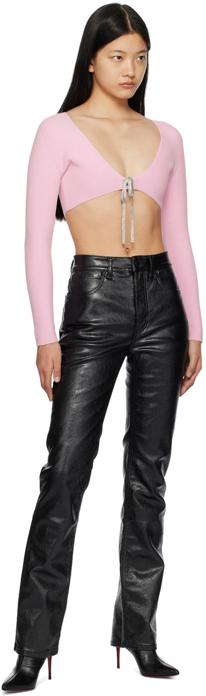 Alexander Wang - Cardigan écourté rose