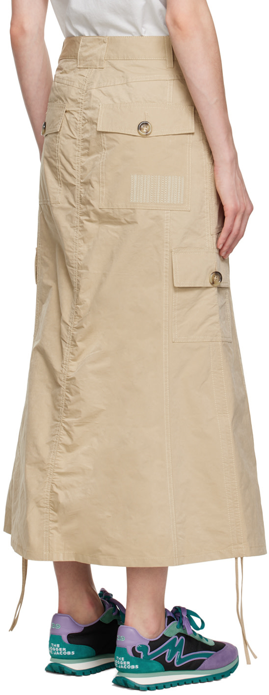Marc Jacobs - Jupe midi 'The Cargo' beige