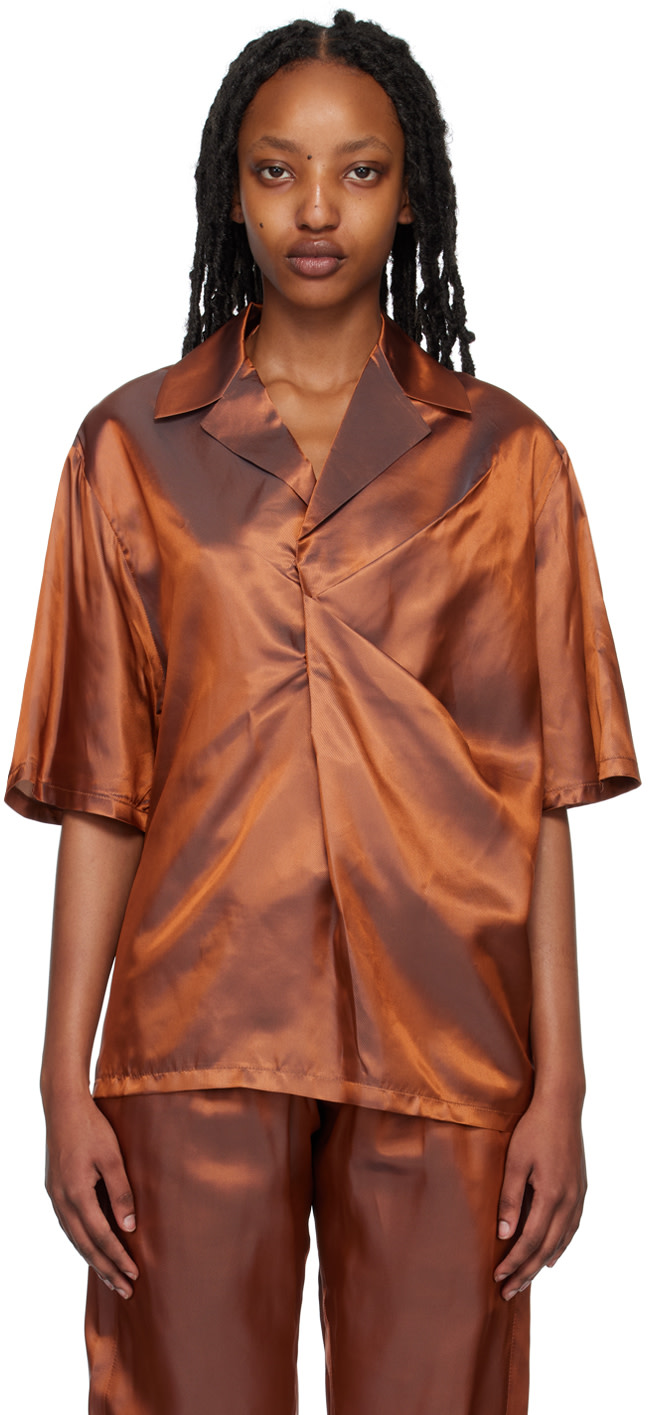 Bianca Saunders - Chemise Bailey orange