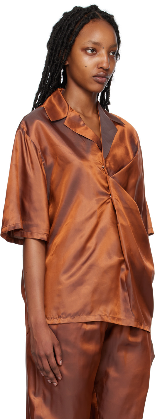 Bianca Saunders - Chemise Bailey orange