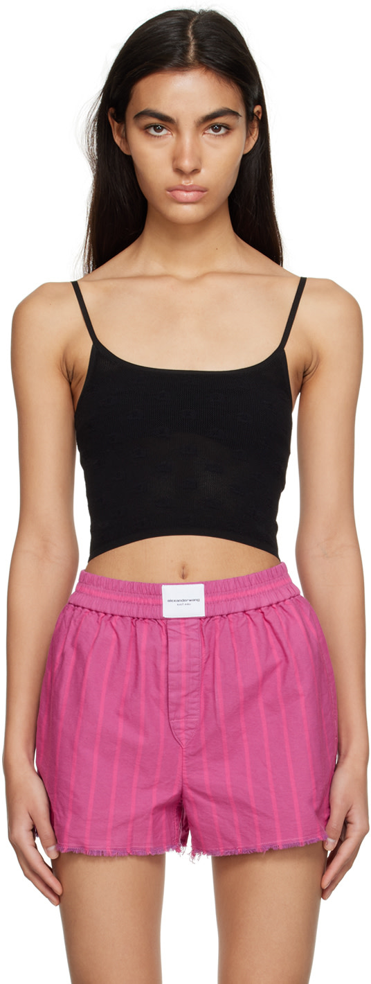 alexanderwang.t - Camisole écourtée noire