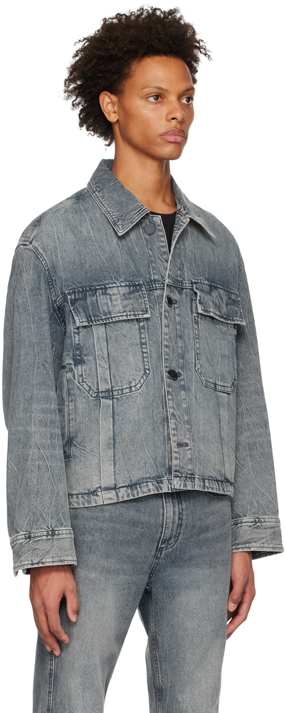 Solid Homme - Gray Faded Denim Jacket