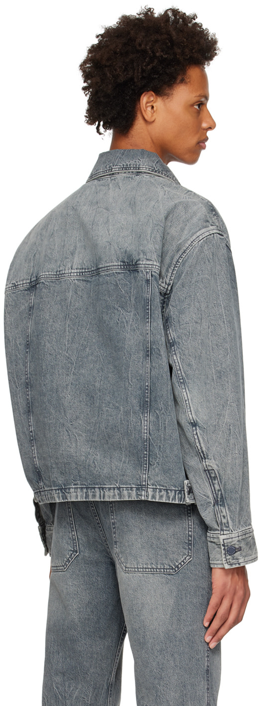 Solid Homme - Gray Faded Denim Jacket