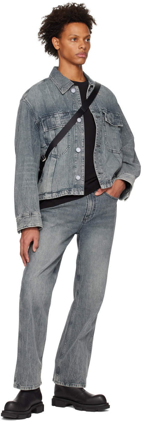 Solid Homme - Gray Faded Denim Jacket
