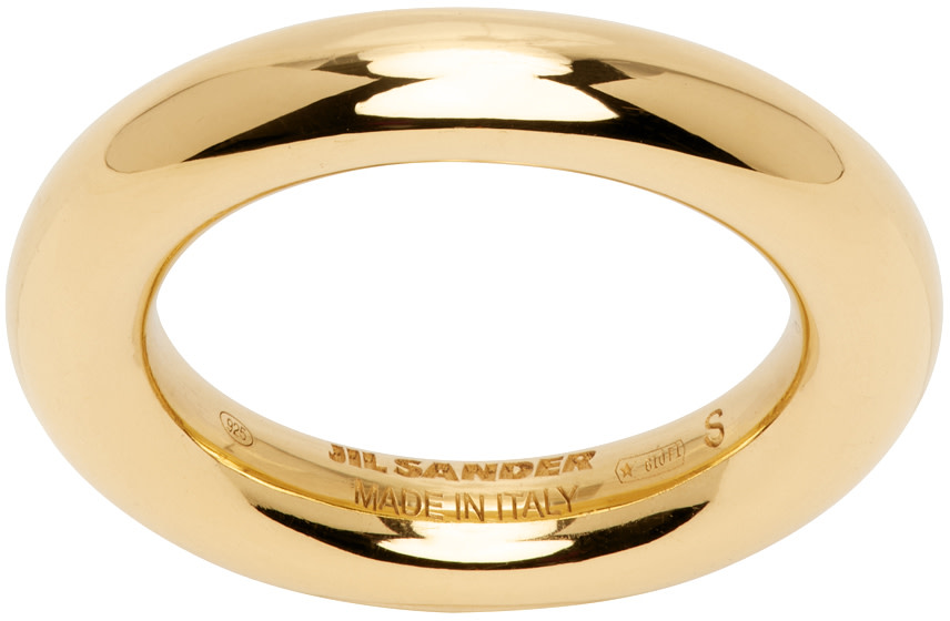Jil Sander - Bague dorée