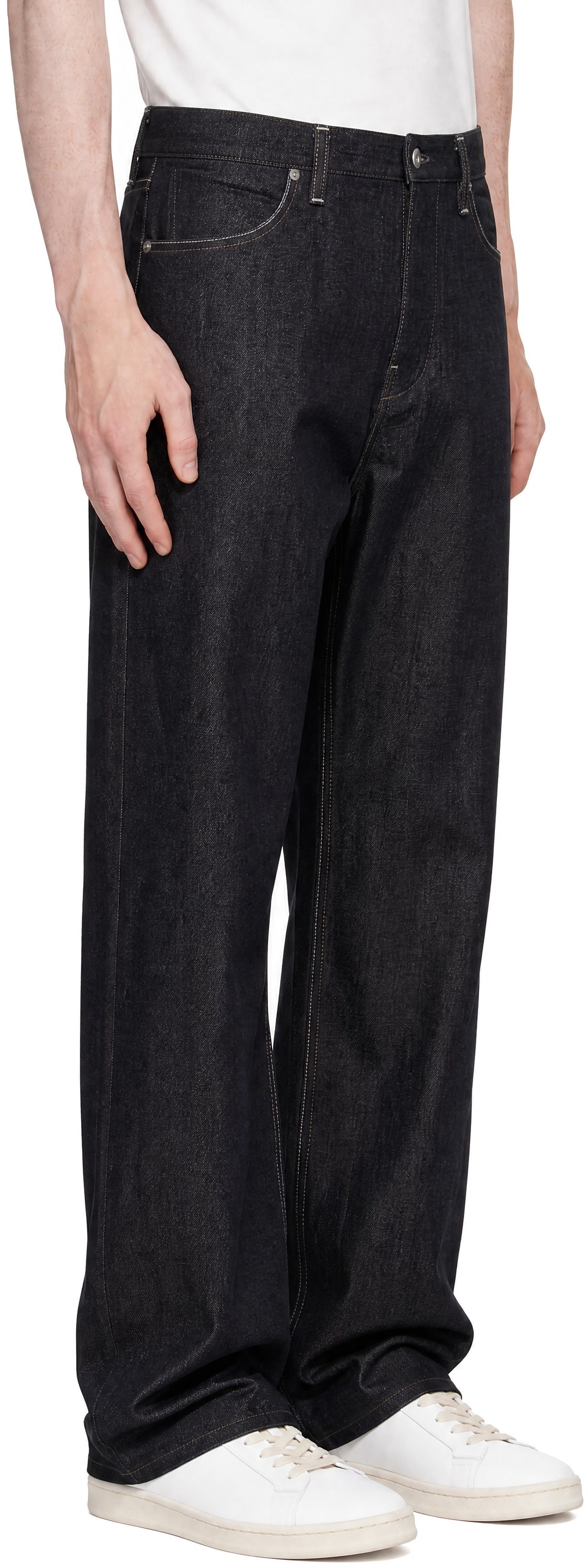 Jil Sander - Blue Loose Denim Jeans