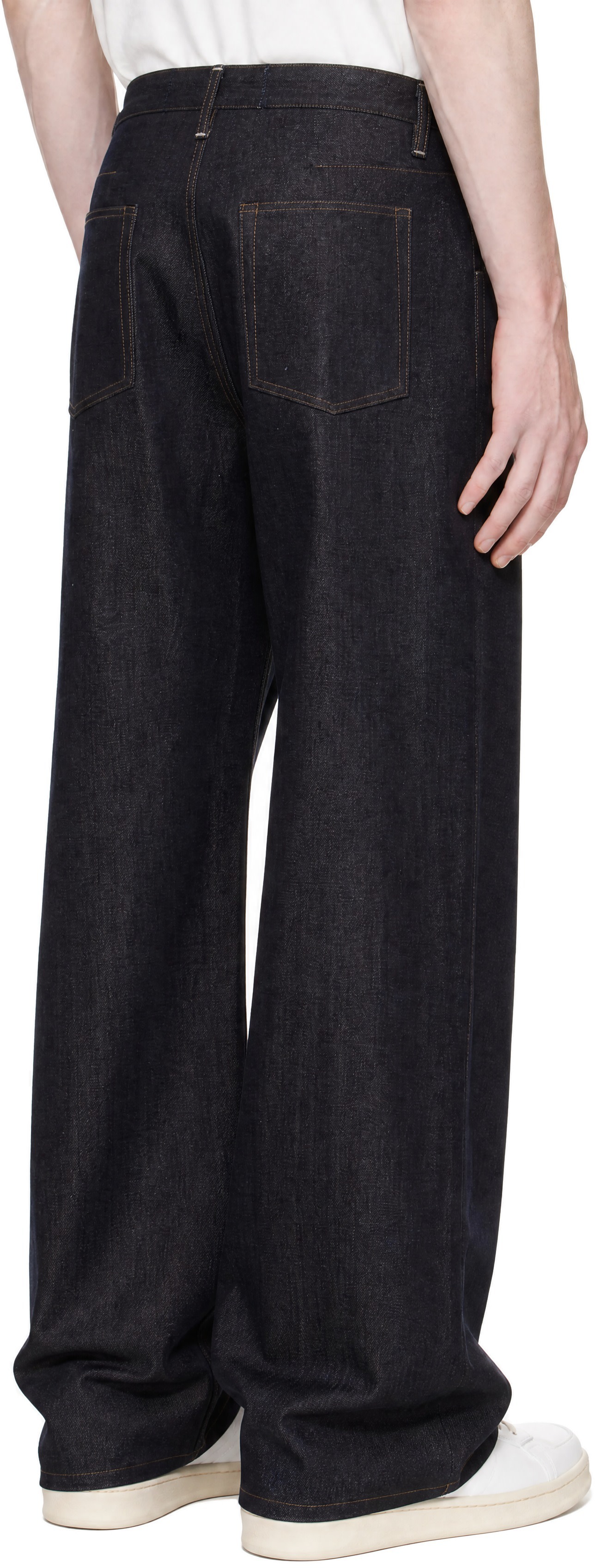 Jil Sander - Blue Loose Denim Jeans