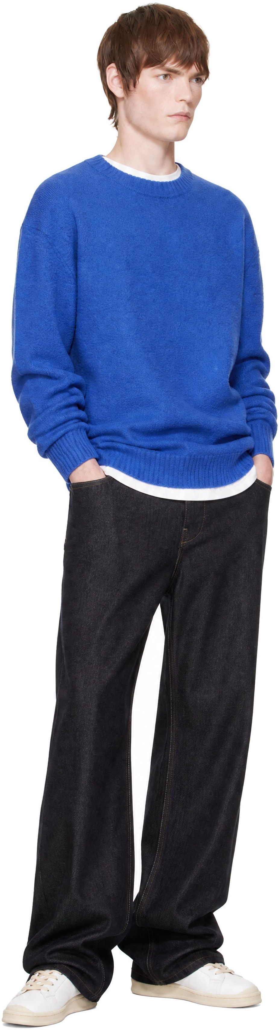 Jil Sander - Jean décontracté bleu en denim