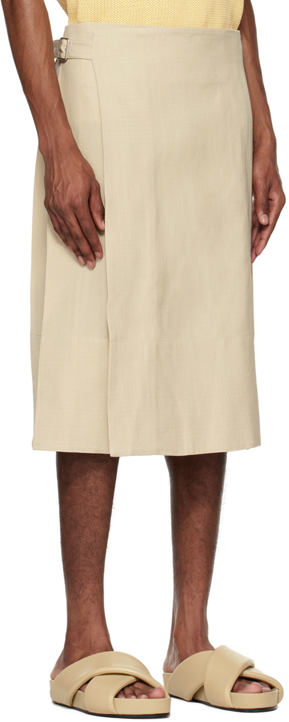 Jil Sander - Jupe midi Gonna beige