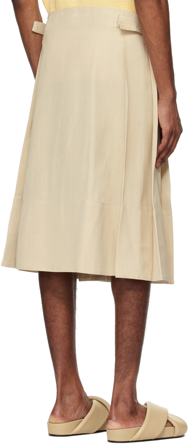 Jil Sander - Jupe midi Gonna beige